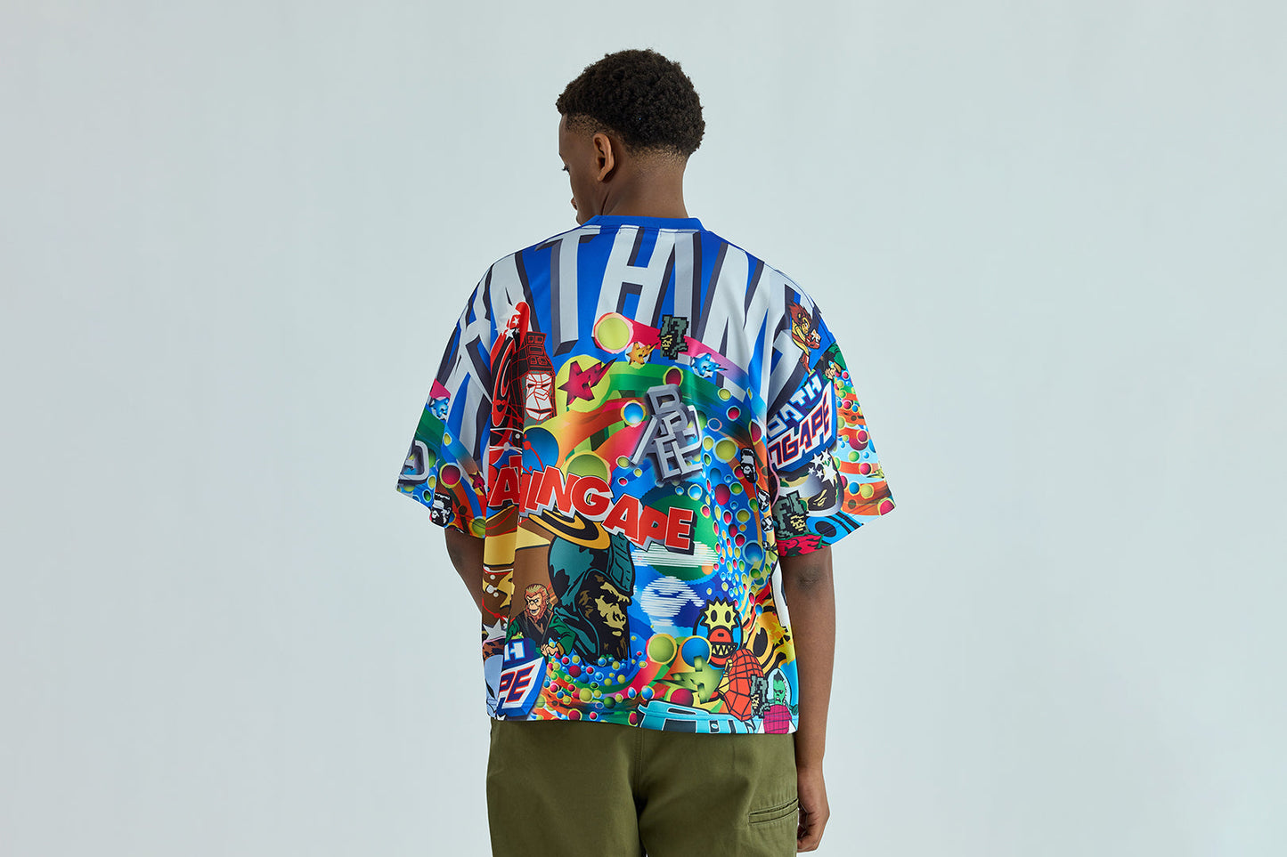 BAPE OVERALL PRINT TEE
