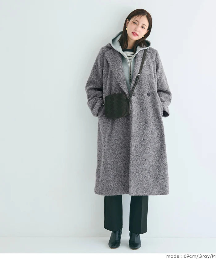 日本代購｜coca 外套 - カーリーボア外套 女款 可水洗｜coca公式ストア