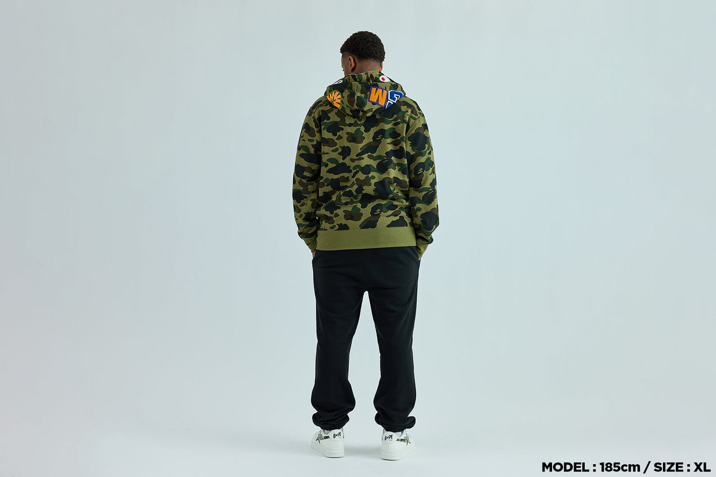 BAPE 1ST CAMO SHARK FULL ZIP HOODIE