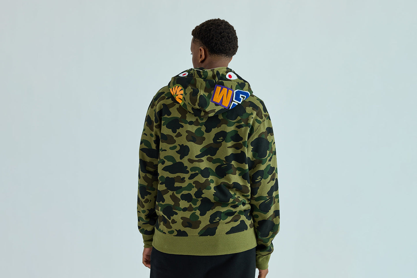 BAPE 1ST CAMO SHARK FULL ZIP HOODIE