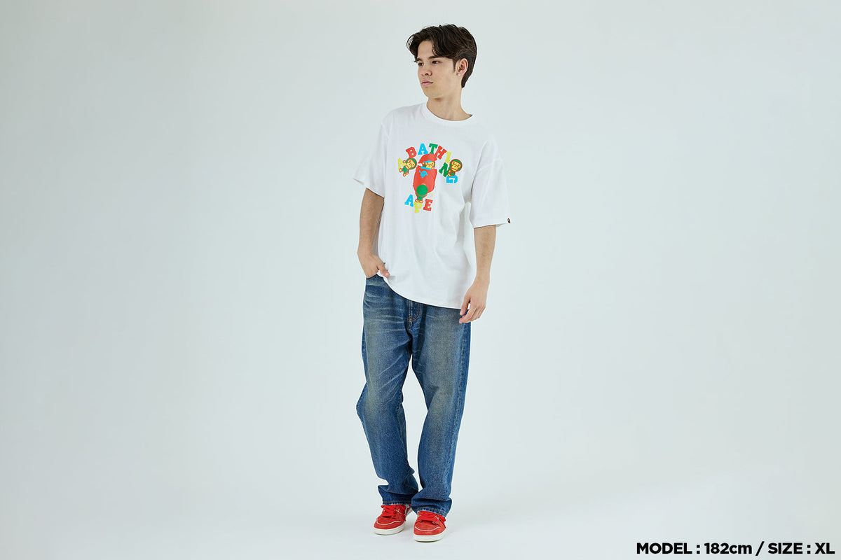 BAPE COLORS COLLEGE MILO TEE