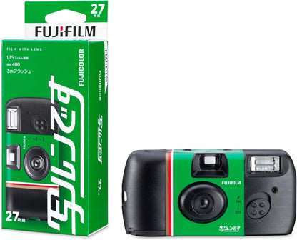 日本代購｜富士胶卷 相機 - 富士彩色胶卷相机 写ルンです 标准型 27张｜Amazon JP