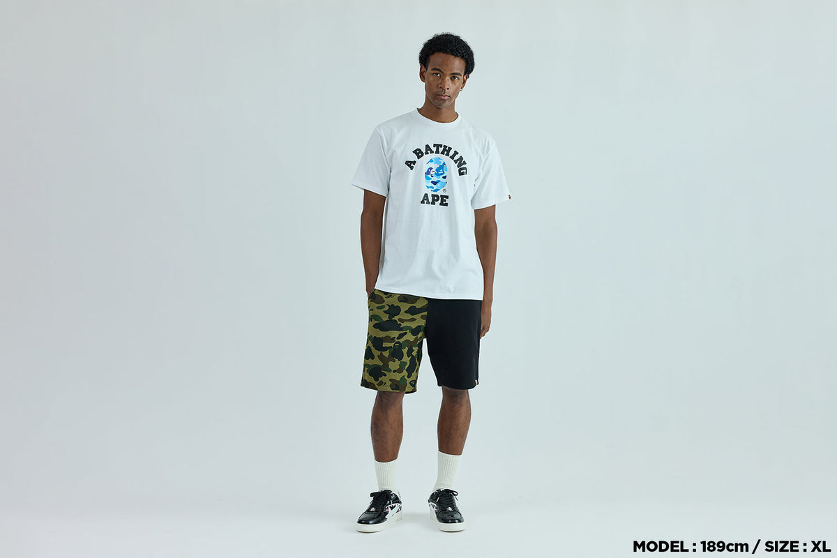 BAPE ABC CAMO COLLEGE TEE