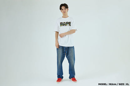 BAPE GLITCH WOODLAND CAMO ARMY TEE