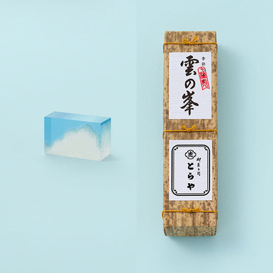 虎屋羊羹｜雲的峯（竹皮包）