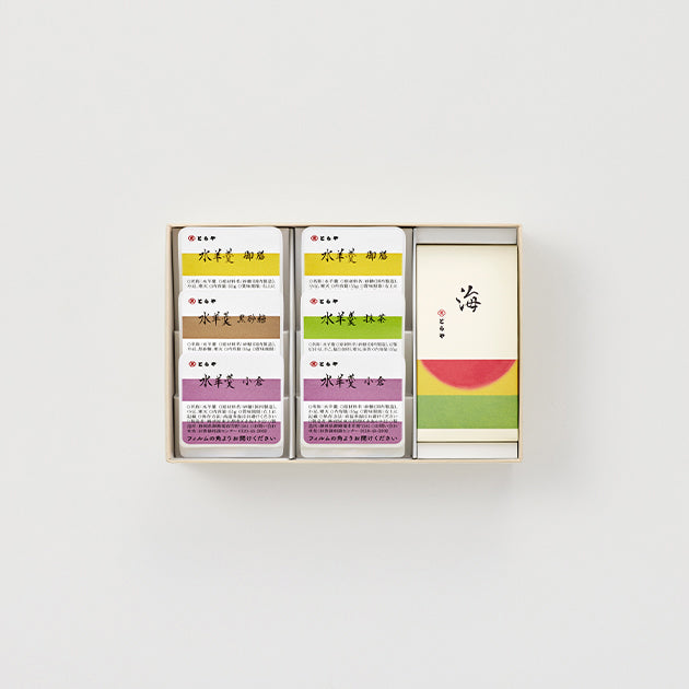虎屋羊羹・水羊羹綜合禮盒 2號（海）