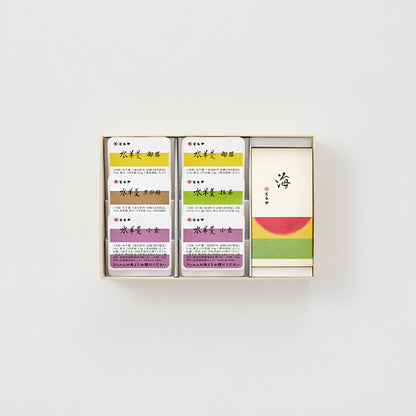 虎屋羊羹・水羊羹綜合禮盒 2號（海）