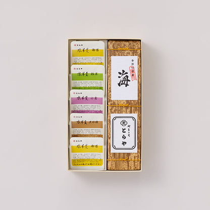 虎屋羊羹・水羊羹綜合禮盒 5號（海）