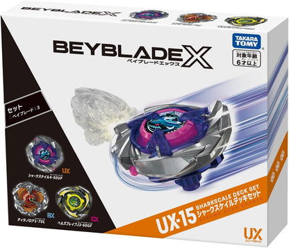日本代購｜タカラトミー 模型 - BEYBLADE X UX-15 鯊魚鱗甲組合｜Amazon JP