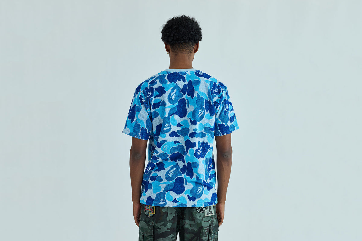 BAPE ABC CAMO PILE JACQUARD ONE POINT TEE