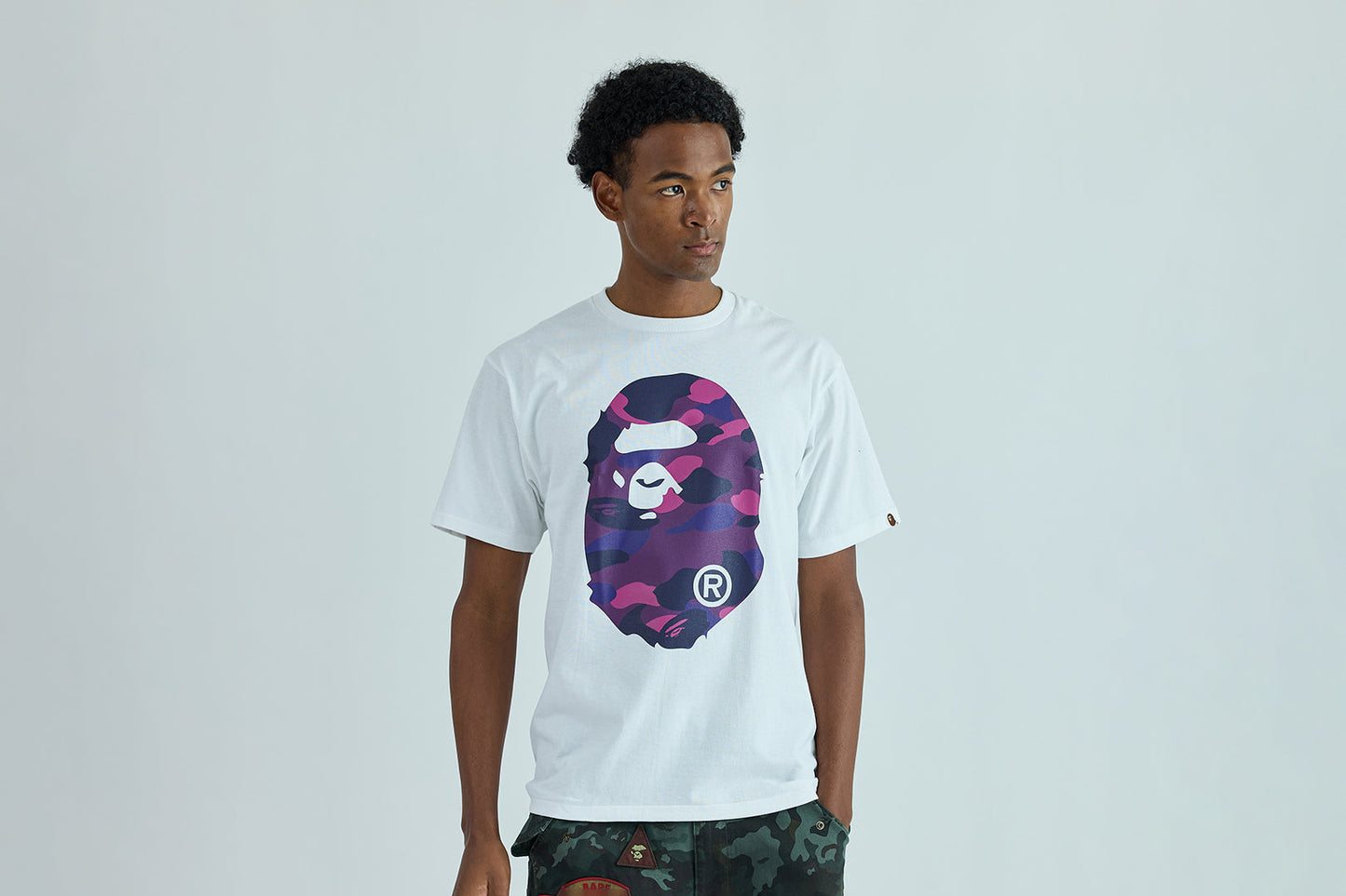 BAPE COLOR CAMO BIG APE HEAD TEE