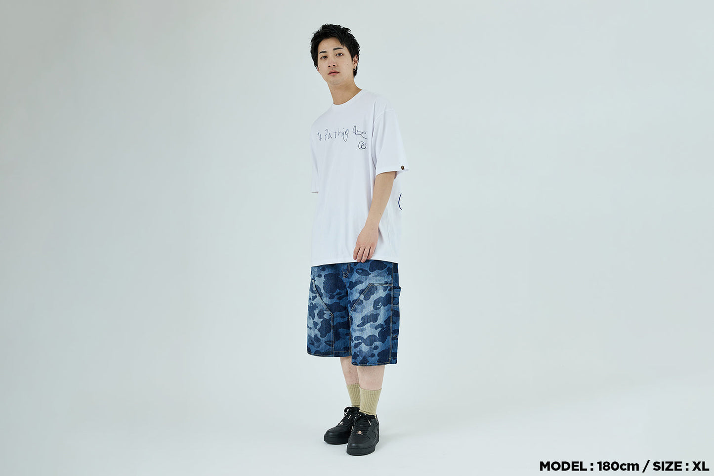BAPE 手繪放鬆版T恤