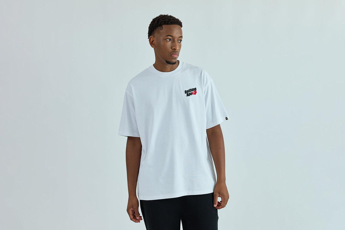 BAPE LOGO 寬鬆版短袖T恤