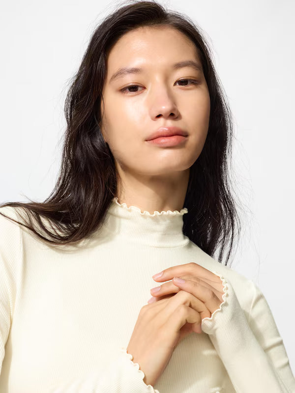 日本代購｜UNIQLO 高領T恤 - 極暖ヒートテック卡什米爾混合高領T恤｜UNIQLO
