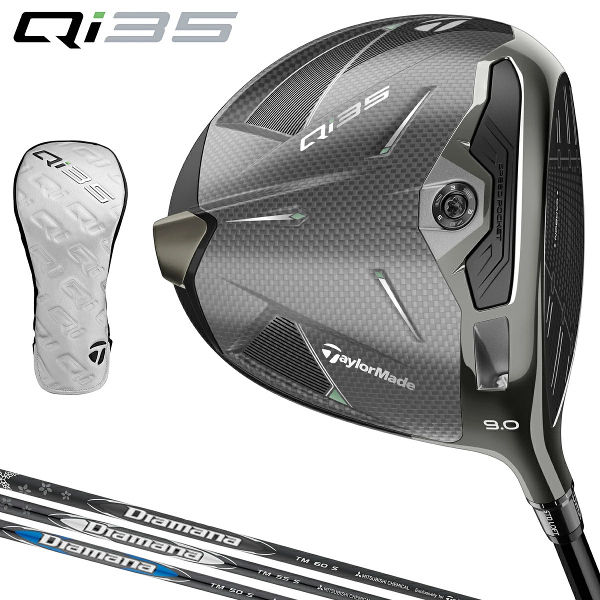 日本代購｜TaylorMade 高爾夫球桿 - Qi35 高爾夫球桿 2025年款｜樂天