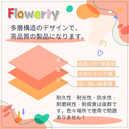 日本代購｜Flowerty 標籤帶 - Brother 兼容絲帶 TZe-R234 3個套裝｜Amazon JP