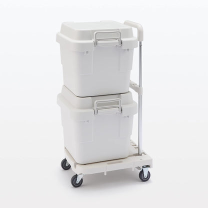 日本代購｜無印良品のストアを表示 無印良品 持ち手の高さを変えられるポリプロピレン台車 幅39×奥行44×高さ62?87.5cm 12823506 台車 折り畳み 軽量｜Amazon JP