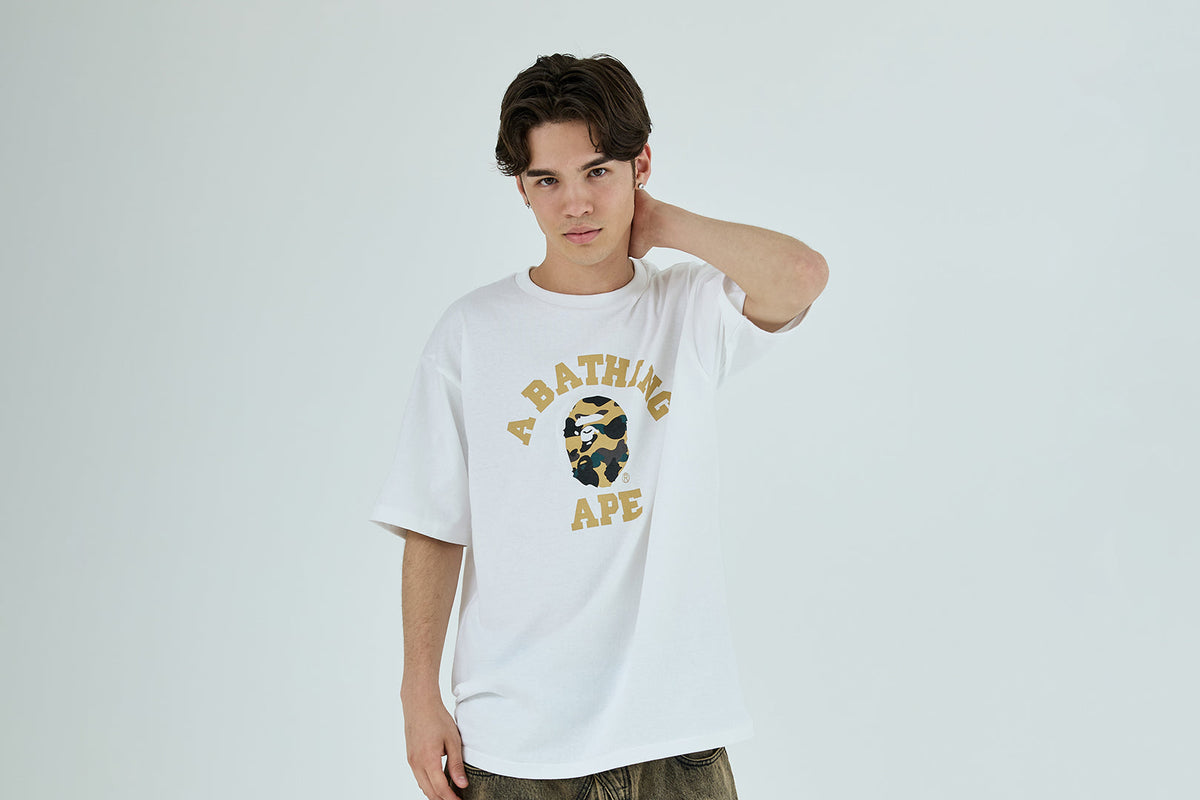BAPE 1ST CAMO 大學T恤