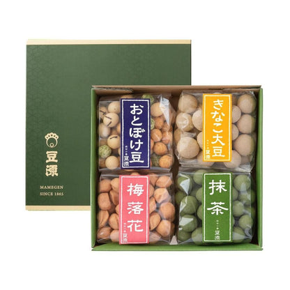 【日本代購】豆源 旨味豆禮盒｜4種豆菓子 袖珍方盒精裝 輕巧伴手禮