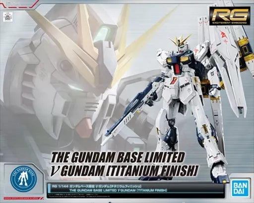 日本代購｜BANDAI SPIRITS ν鋼彈 模型 - 1/144 RG ν鋼彈 鈦金屬完成版 限定版｜BANDAI SPIRITS