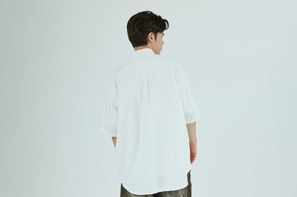 BAPE 1ST CAMO APPLIQUE OXFORD 短袖襯衫