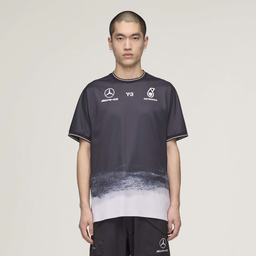 日本代購｜Y-3 短袖上衣 - MERCEDES AMG F1 團隊短袖上衣｜Y-3