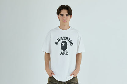 BAPE CRYSTAL STONE EYE COLLEGE TEE