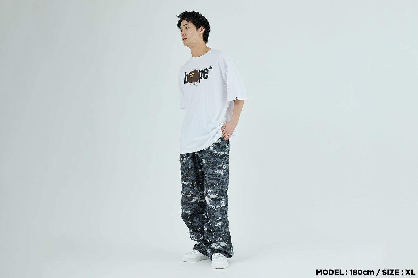 BAPE GRAFFITI BAPE LOGO 寬鬆版T恤