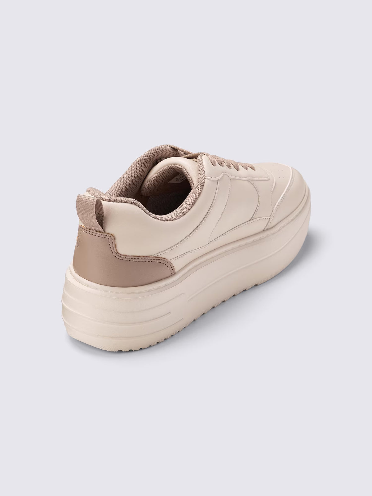 日本代購｜GU ボリュームソールコートスニーカー【OFF WHITE / M】｜GU