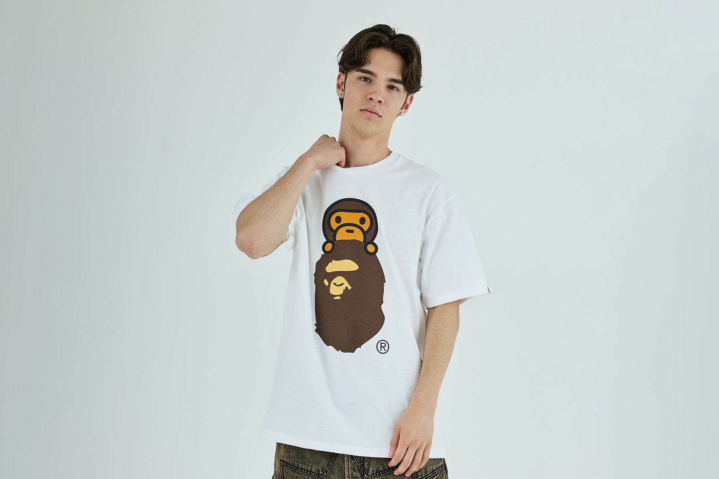 BAPE MILO ON APE HEAD TEE