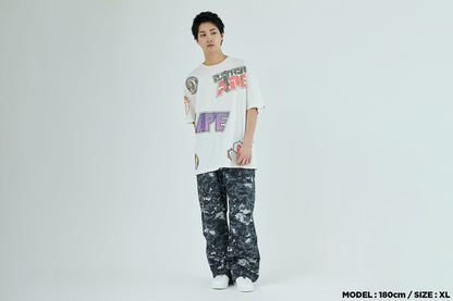 BAPE MULTI ARCHIVE MOTIF RELAXED FIT TEE