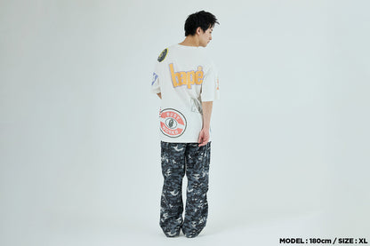 BAPE MULTI ARCHIVE MOTIF RELAXED FIT TEE