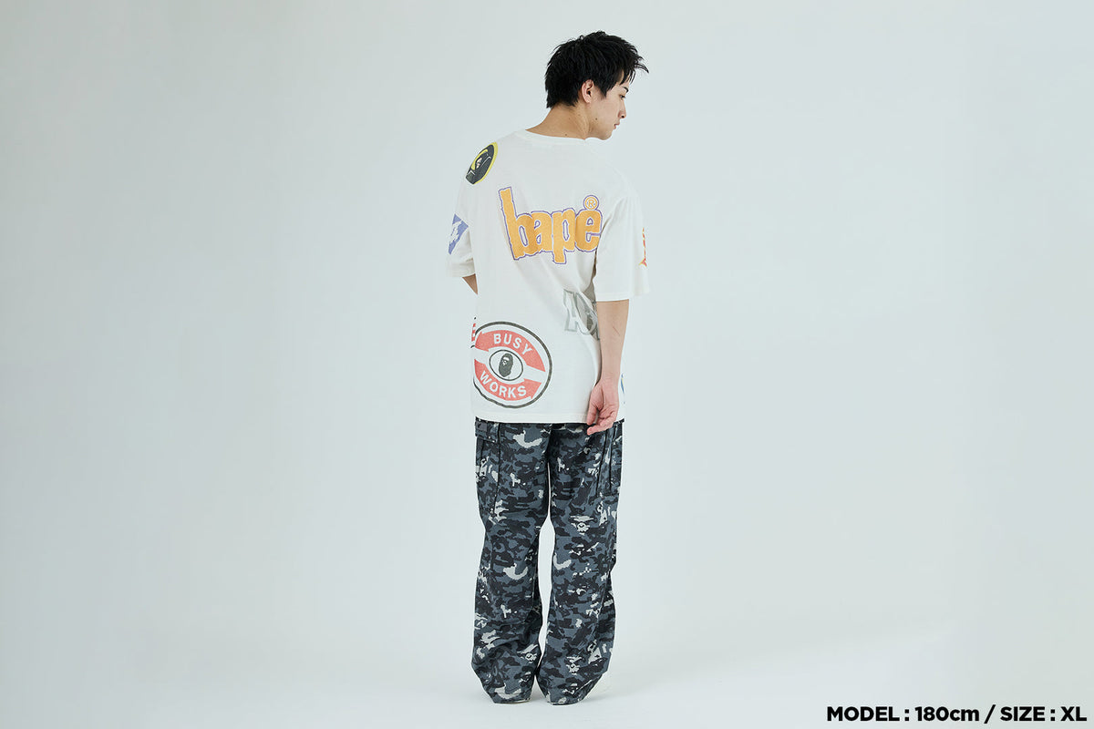 BAPE MULTI ARCHIVE MOTIF 寬鬆版短袖T恤