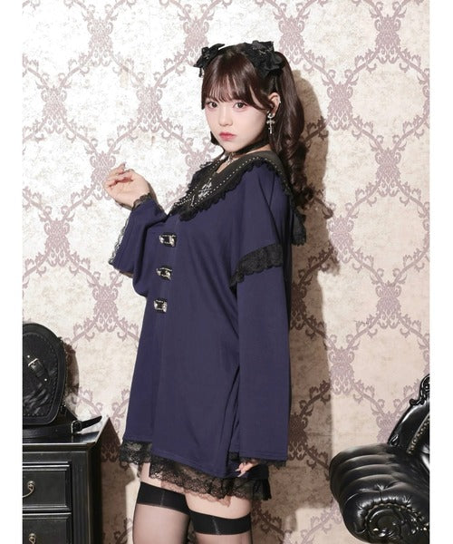 日本代購｜NOEMIE T恤 - tシャツ ナポレオンセーラーチュニック｜ZOZOTOWN