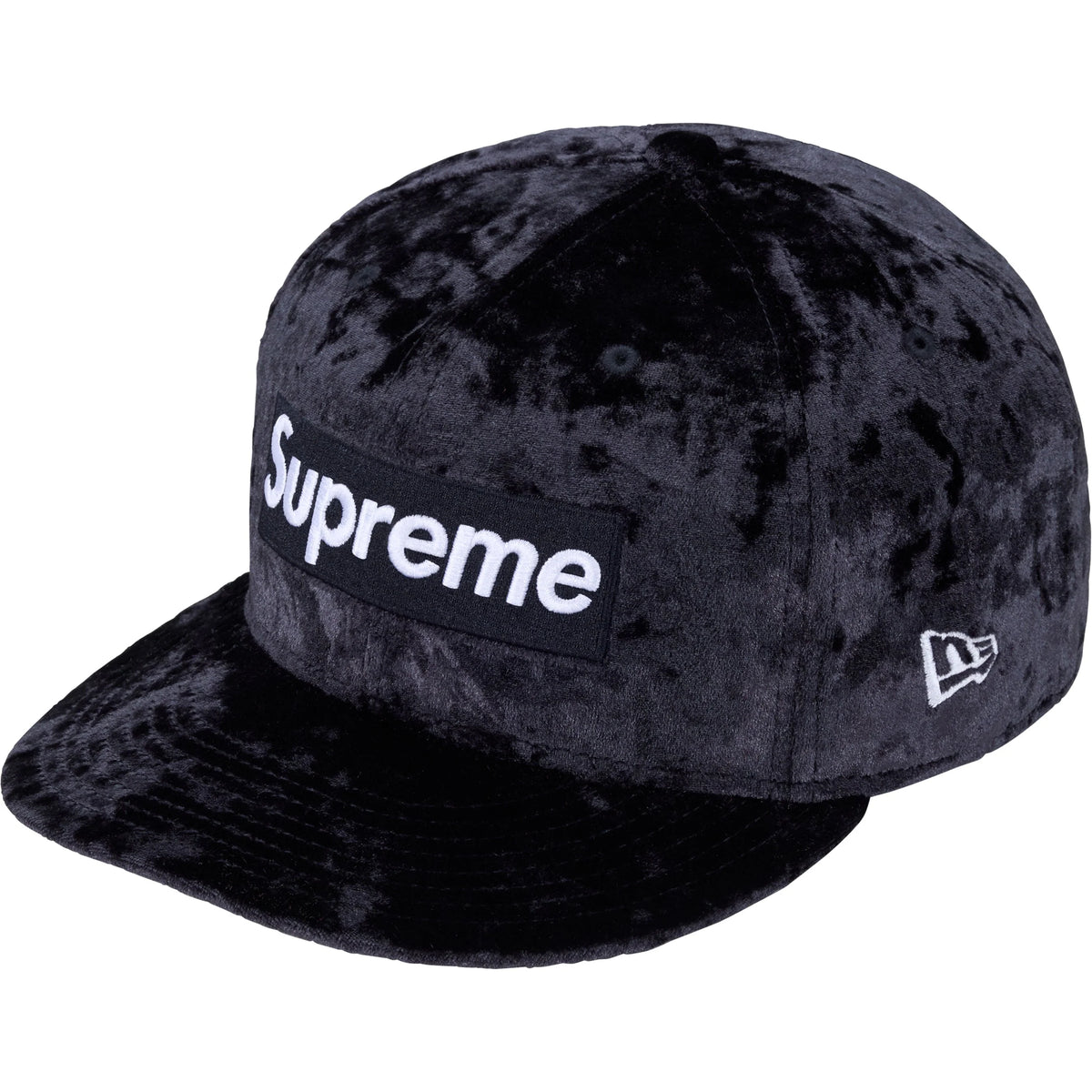 日本代購｜Supreme 帽子 - Crushed Velvet Box Logo 帽子【Woodland Camo】｜Supreme
