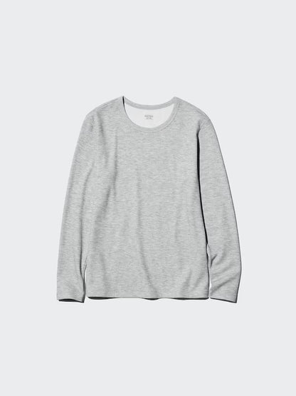 日本代購｜UNIQLO T恤 - 極暖ヒートテック棉質圓領T恤｜UNIQLO