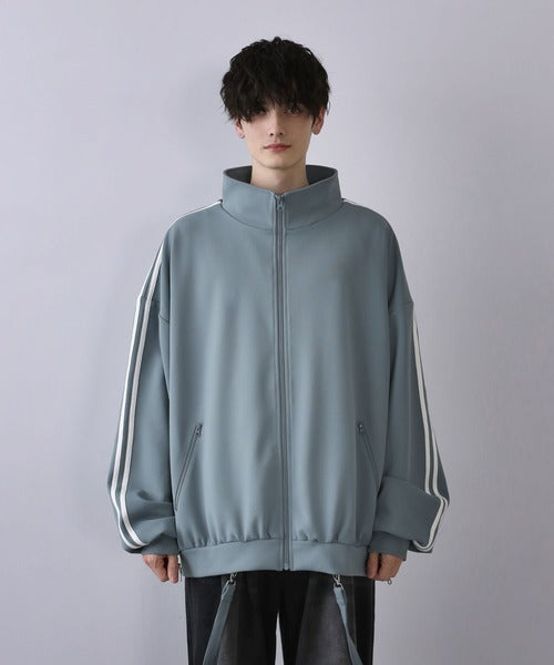 日本代購｜LILL LILL（リル） ジャージブルゾン X-LARGE ブルーグレー メンズ｜ZOZOTOWN