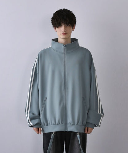日本代購｜LILL LILL（リル） ジャージブルゾン X-LARGE ブルーグレー メンズ｜ZOZOTOWN