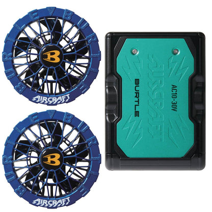 日本代購｜BURTLE 風扇套裝 - Burtle 風扇+30V電池套裝 AC10 2026年款｜Amazon JP