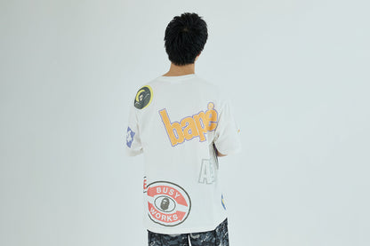 BAPE MULTI ARCHIVE MOTIF RELAXED FIT TEE