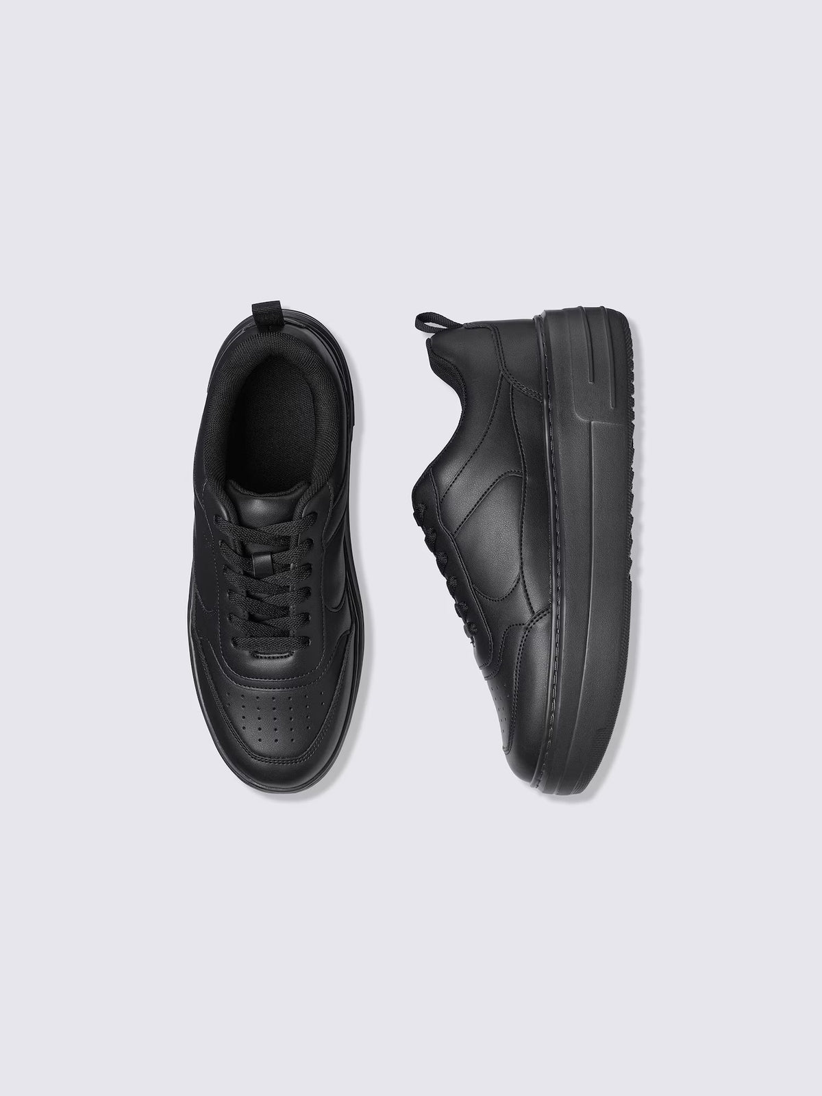 日本代購｜GU ボリュームソールコートスニーカー【OFF WHITE / M】｜GU