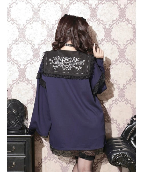 日本代購｜NOEMIE T恤 - tシャツ ナポレオンセーラーチュニック｜ZOZOTOWN