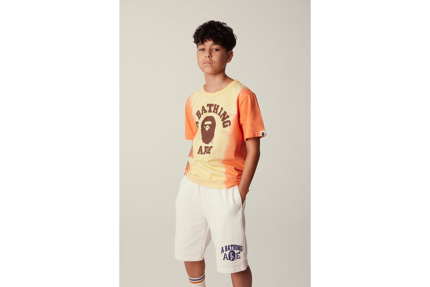BAPE 水洗效果運動短褲
