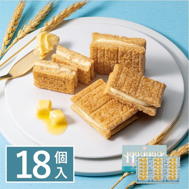 砂糖奶油樹 18個入夾心餅
