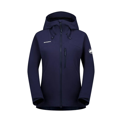 日本代購｜kajewel 【楽天市場】マムート MAMMUT トレッカーズ ソフトシェル フーデッド ジャケット アジアンフィット 101102530 レディース アウター アウトドア コート ブルゾン 登山 キャンプ 防寒 トレッキング ハイキング 暖かい 軽い タウンユース 体型カバー：KAJEWEL楽天市場店【black(0001) / S】｜樂天