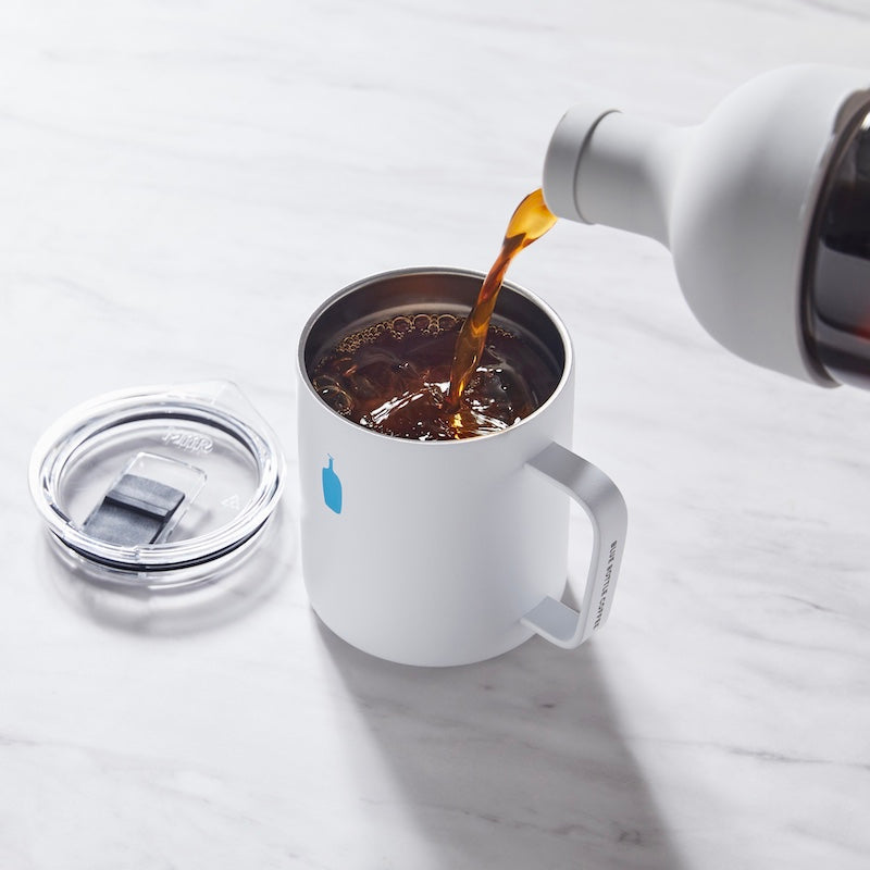 Blue bottle 藍瓶咖啡白色旅行馬克杯