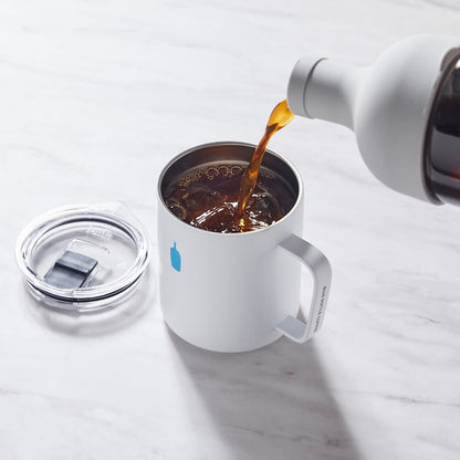 Blue bottle 藍瓶咖啡白色旅行馬克杯