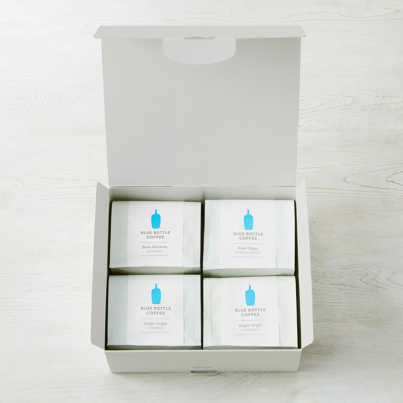 Blue bottle 藍瓶咖啡咖啡豆禮盒（4個入）