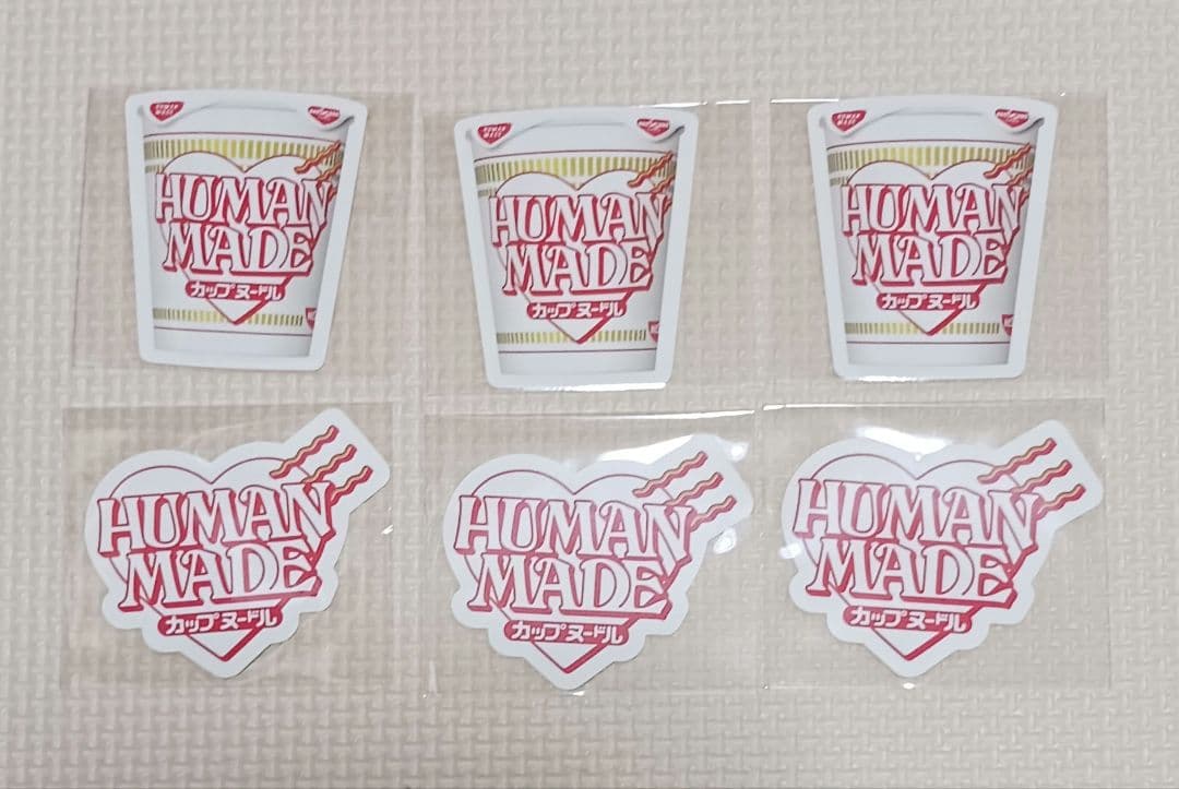 日本代購｜HUMAN MADE 貼紙 - 杯麵貼紙6枚｜Mercari