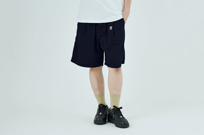 BAPE BELT 1 PLEAT ELASTICATED RELAXED FIT SHORTS